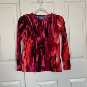 Simply Vera Vera Wang Multicolored Long Sleeve